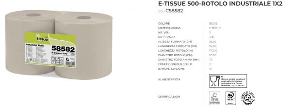 BOBINA SAND 500 3 VELI 1X2 ROTOLI