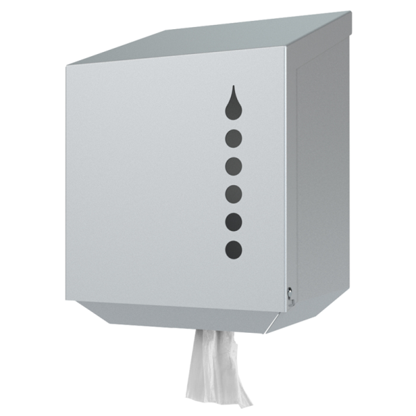 EROGATORE DI CARTA PER ROTOLI INOX