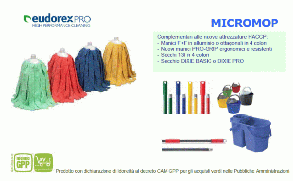 MICROMOP MICROFIBRA COLORATA
