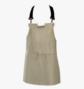 GREMBIULE MAGLIA ACCIAIO 75X55